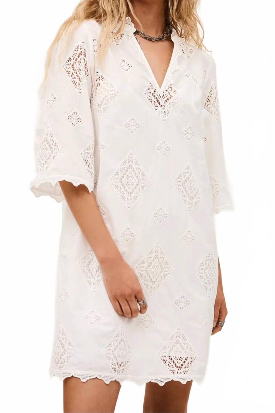 NEW BA&SH malo dress in ecru